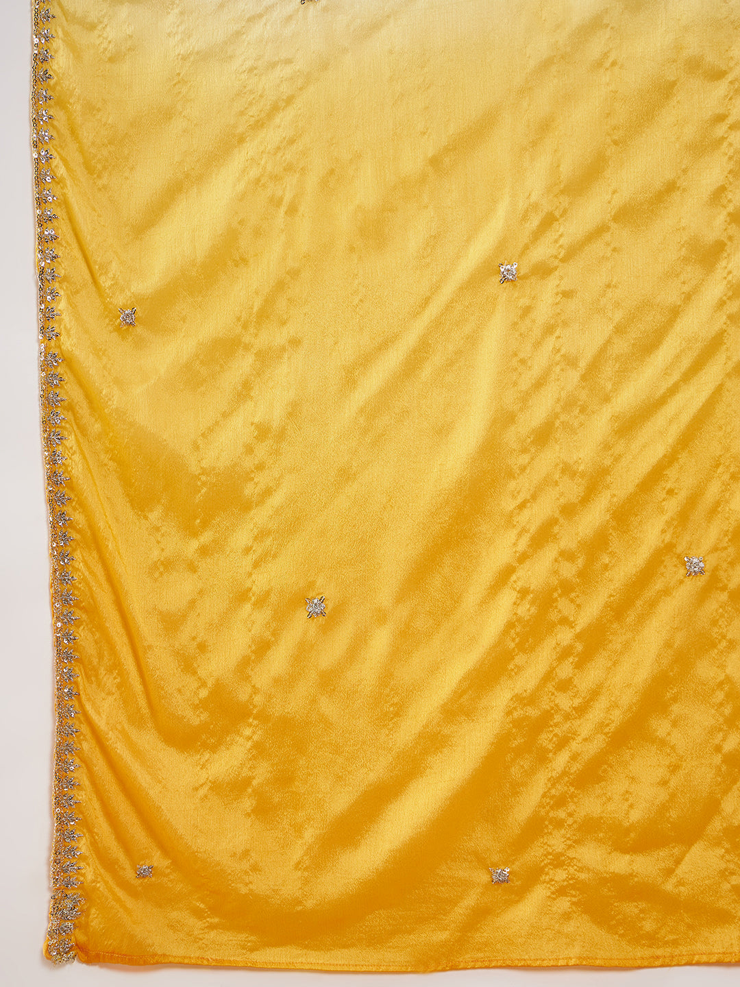 Yellow Ombre Embroidered Kurta Set with Dupatta