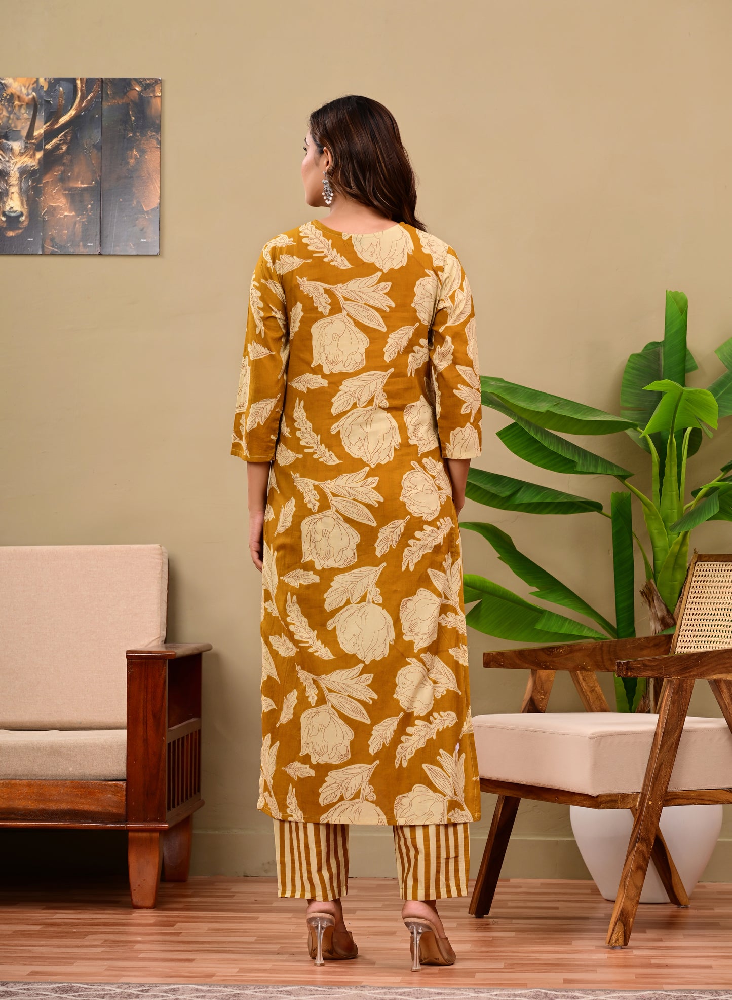 Kurti master Womens Embroidery Kurta Pant with Duaptta set