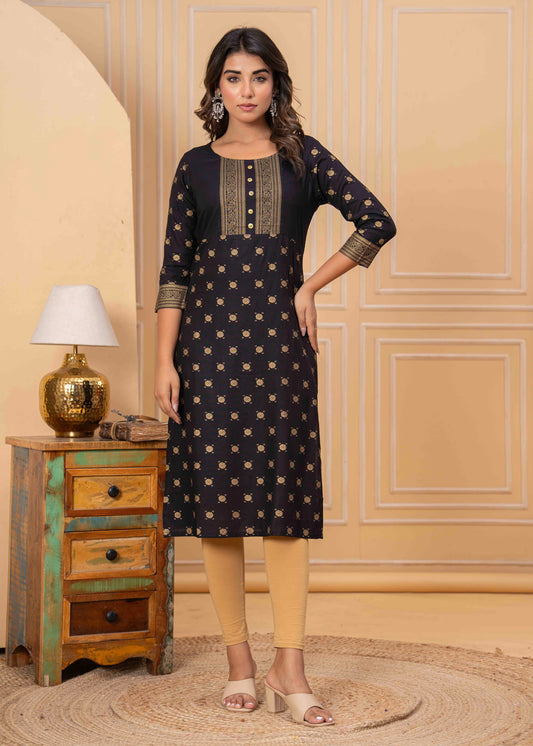 Kurti Master Women Straight Kurti Set