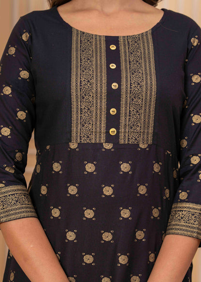 Kurti Master Women Straight Kurti Set