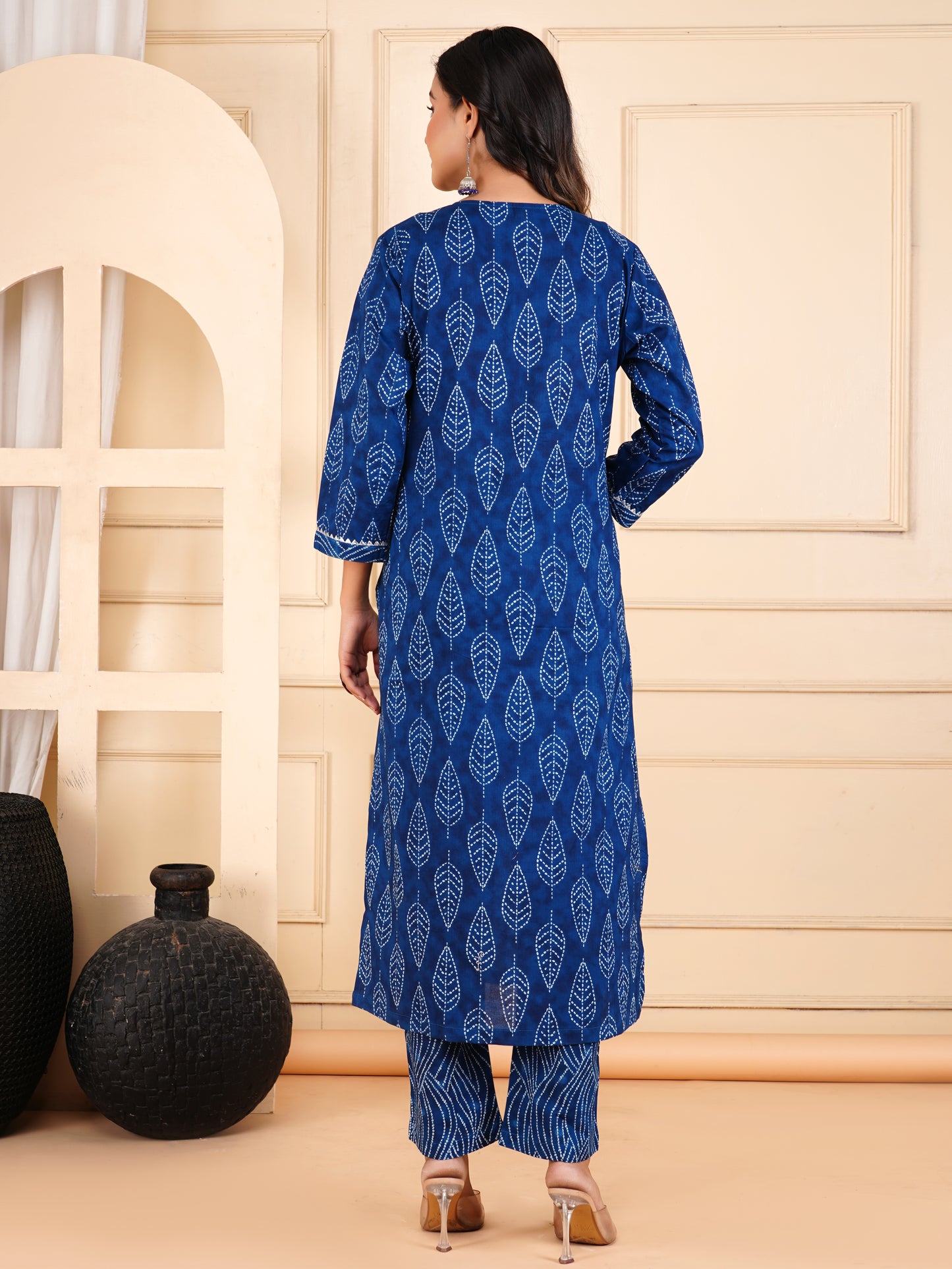Blue Colour Designer Printed Kurta with Pant and Dupatta