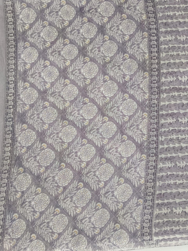 Parple Colour Designer Printed Kurta with Pant and Dupatta