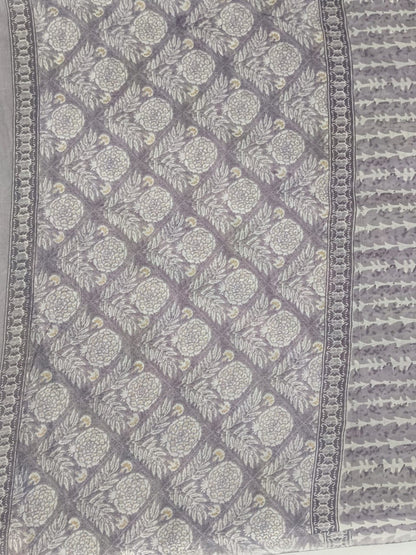 Parple Colour Designer Printed Kurta with Pant and Dupatta
